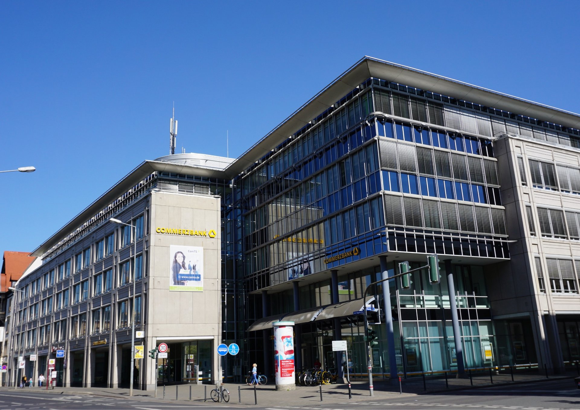 Fassade der ComTS GmbH in Erfurt